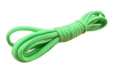 Light Green Oval Shoe Laces