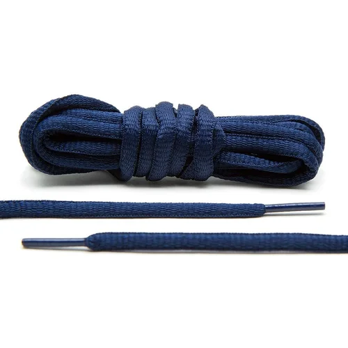 Navy Blue Oval Shoe Laces